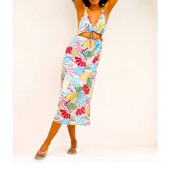 Anthropologie Lobo Rosa Mariana Cutout dress size Small NWT - Picture 2 of 8